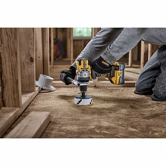 DeWalt DCD1007WW1 Hammer Drill 20V DC, Premium, 1/2 in Chuck, 1/2 in Concrete Capacity, 3 Speeds, 1,530 in-lb