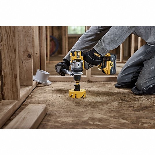 DeWalt DCD1007WW1 Hammer Drill 20V DC, Premium, 1/2 in Chuck, 1/2 in Concrete Capacity, 3 Speeds, 1,530 in-lb