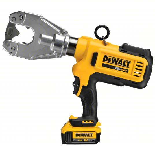 DeWalt DCE350M2 Cordless Crimping Tool Kit 20 V, Dieless Head, 750 kcmil Max Copper, Latching Head, DCE