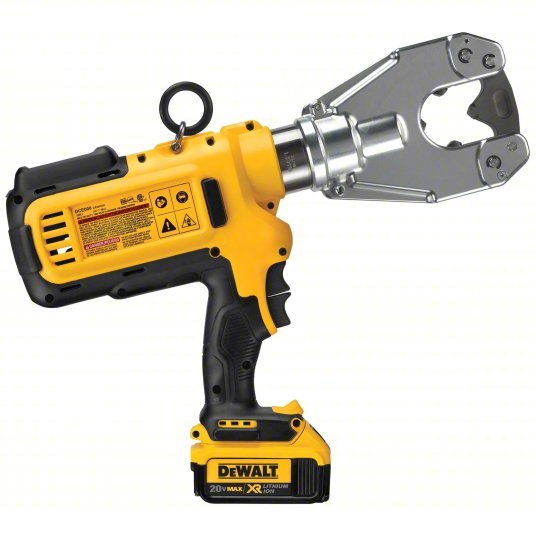 DeWalt DCE350M2 Cordless Crimping Tool Kit 20 V, Dieless Head, 750 kcmil Max Copper, Latching Head, DCE