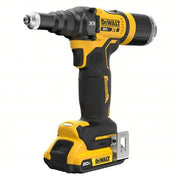 DeWalt DCF403D1 Cordless Rivet 49/50 in Stroke Lg, 2,100 lb Pulling Force, 3/16 in Blind Rivet Dia. Steel, 2.0 Ah