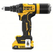 DeWalt DCF403D1 Cordless Rivet 49/50 in Stroke Lg, 2,100 lb Pulling Force, 3/16 in Blind Rivet Dia. Steel, 2.0 Ah