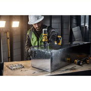 DeWalt DCF403D1 Cordless Rivet 49/50 in Stroke Lg, 2,100 lb Pulling Force, 3/16 in Blind Rivet Dia. Steel, 2.0 Ah
