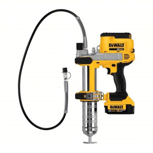 DeWalt DCGG571M1 Cordless Grease Gun 20 V Battery Volt, Battery Included, 5 fl oz Volume Per Min., Li-Ion