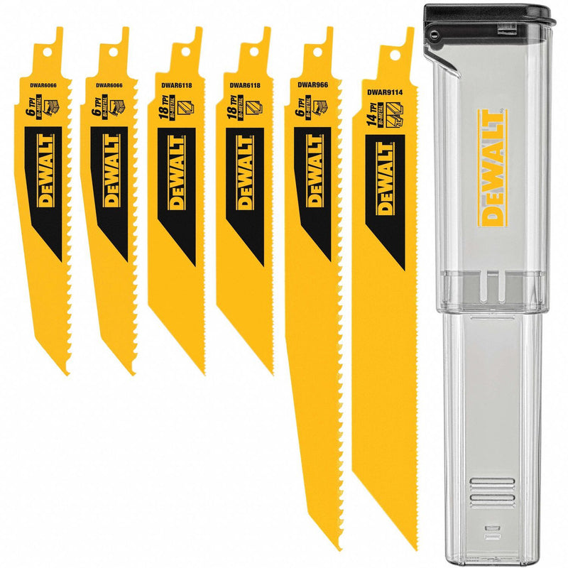 Dewalt DWAR6SETCS Reciprocating Saw Blade Set