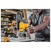 Dewalt DWE625 Router Full-Size, Plunge Base, 3 hp, Variable Speed, 22,000 RPM, 1/4 in, 1/2 in Collet