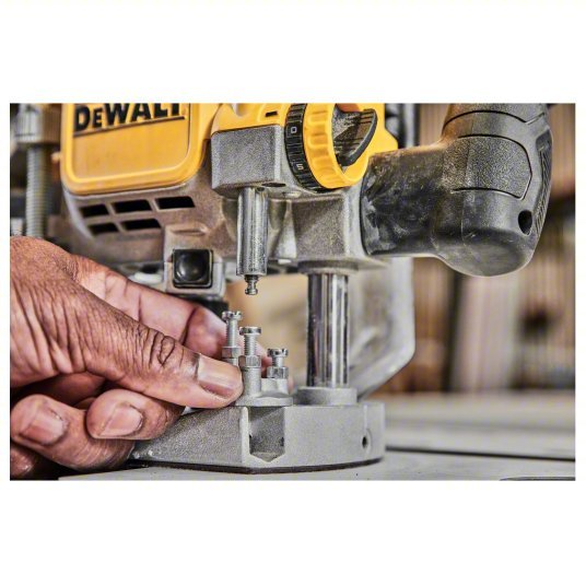 Dewalt DWE625 Router Full-Size, Plunge Base, 3 hp, Variable Speed, 22,000 RPM, 1/4 in, 1/2 in Collet
