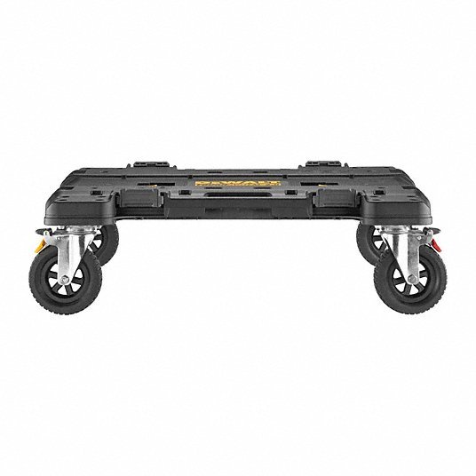 DeWalt DWST08530 Tough System Tool Box Dolly 26 in W x 26 in D x 10 in H, Black, 440 lb Load Capacity