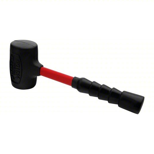 Proto J1431DBA Dead Blow Hammer Fiberglass Handle, 4 lb Head Wt, 2 7/8 in Hammer Face Dia, 14 in Overall Lg, Steel