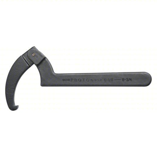 Proto JC474BB Spanner Wrench 8 3/4 in, 13 3/4 in Overall Lg, 15/32 in Hook Thick, 5/16 in Hook Dp