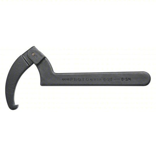 Proto JC474BB Spanner Wrench 8 3/4 in, 13 3/4 in Overall Lg, 15/32 in Hook Thick, 5/16 in Hook Dp