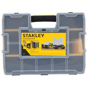 Stanley STST14027 Adjustable Compartment Box 16 3/4 in x 13 in x 3 3/8 in, Black/Yellow, 14 Compartments