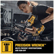 DeWalt DCF891P2 Cordless Impact Wrench 1/2 in Drive Size, 600 ft-lb Fastening Torque, 800 ft-lb Breakaway Torque