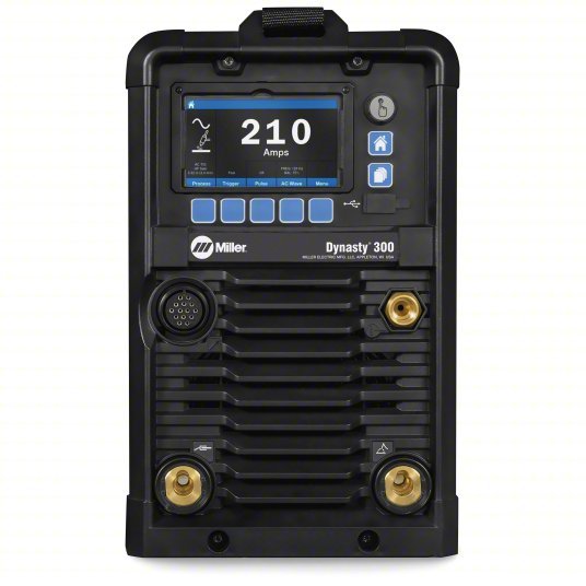 Miller 907816 TIG Welder Dynasty 210, AC/DC, Power Source Only, 150 A/210 A, 8 ft Power Cord Lg