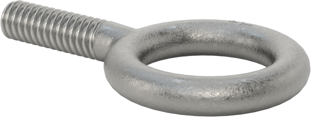 McMaster 3013T45 Steel Eyebolt Without Shoulder for Lifting, 1/4"-20 Thread, 3/4" Thread Length