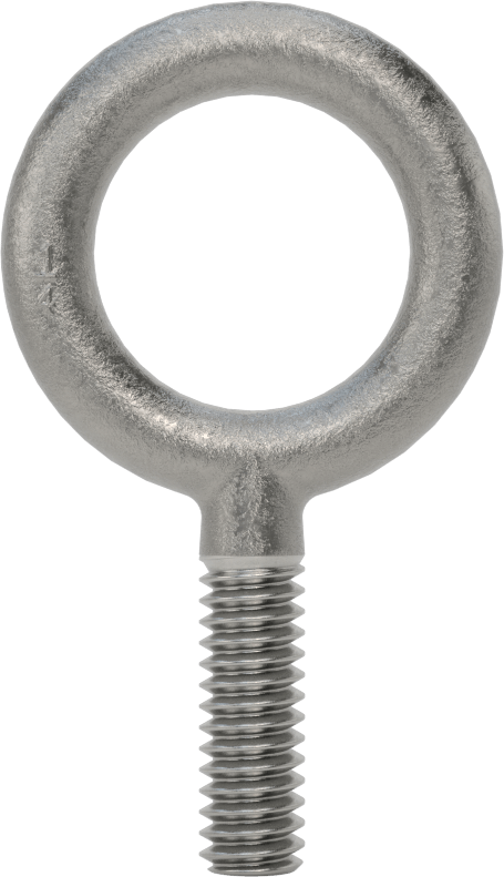 McMaster 3013T45 Steel Eyebolt Without Shoulder for Lifting, 1/4"-20 Thread, 3/4" Thread Length