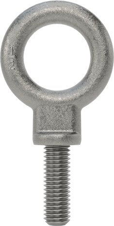 McMaster 3014T259 Steel Eyebolt with Shoulder 1/2"-20 Thread Size, 1-1/2" Thread Length