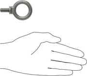 McMaster 3014T954 Machinery Eye Bolt With Shoulder 3/8"-16 Thread Size, 3/4" Thread Length