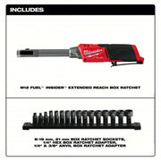 Milwaukee 3050-20 M12 Fuel Insider Extended Reach Box Ratchet (Tool Only)