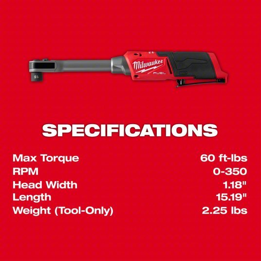 Milwaukee 3050-20 M12 Fuel Insider Extended Reach Box Ratchet (Tool Only)