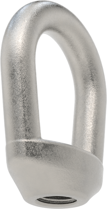 McMaster 3061T23 316 Stainless Steel Oval Eye Nut for Lifting, 3/4"-10 Thread Size, 3-7/8" Overall Length, 1-3/4" Eye Diameter