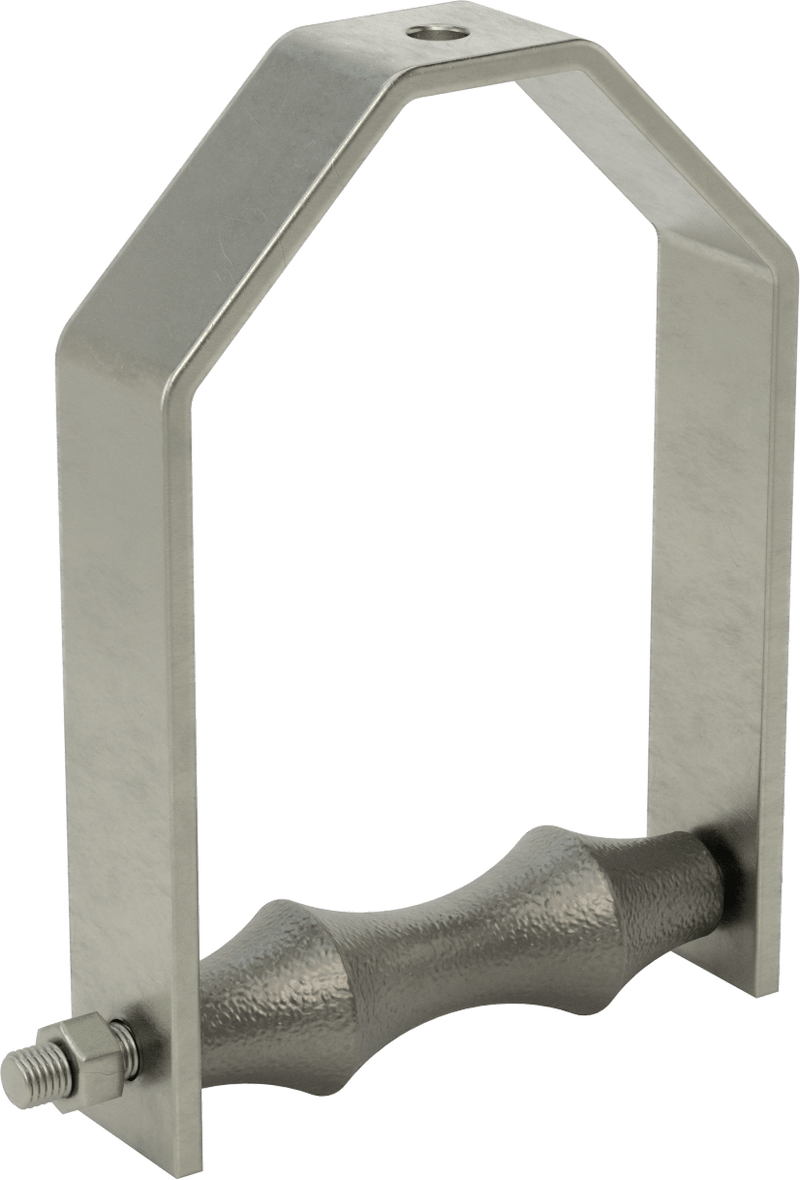 McMaster 3084T38 Threaded-Rod-Mount Roller Loop Hanger, 8-5/8" ID, for 8 Pipe Size, 780 lb