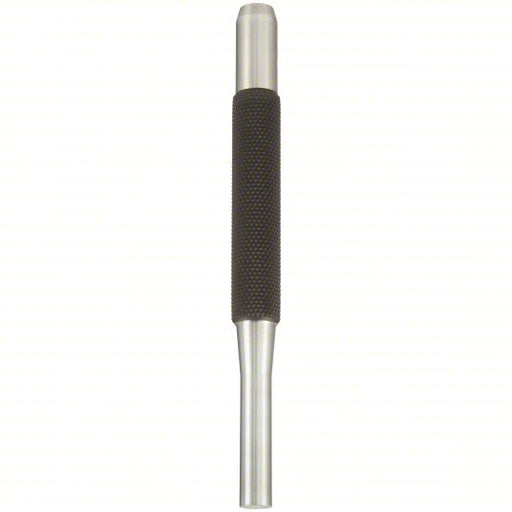 Starrett 565A Drive Pin Punch 1/16 in Tip Dia, 4 in Overall Lg, Round, Steel, Flat, SAE