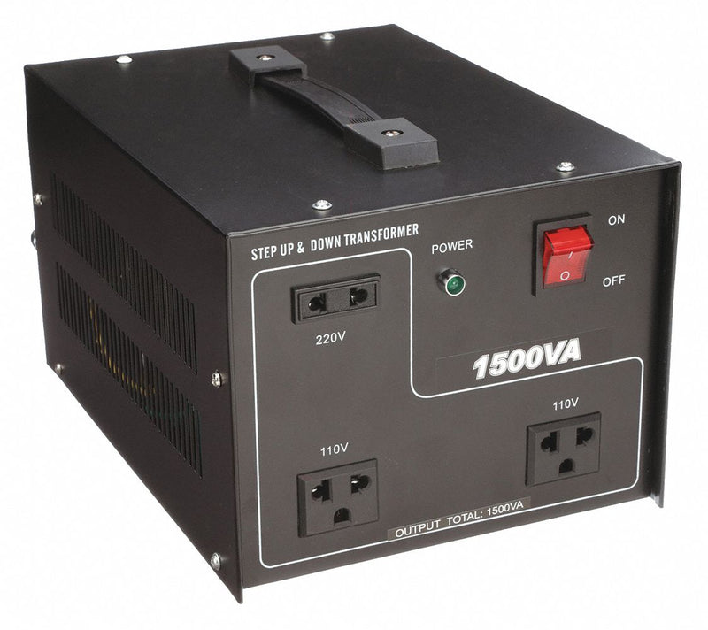 Approved Vendor RW30C521 Step Up/Step Down Voltage Converter, 1.5 kVA Power Rating, Single Phase, 50/60 Hz