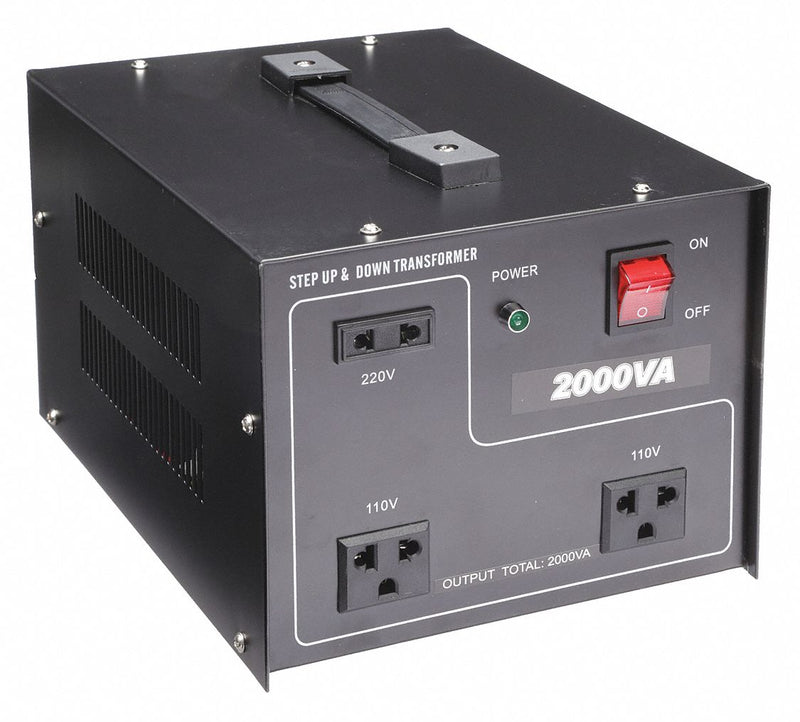 Approved Vendor RW30C522 Step Up/Step Down Voltage Converter, 2 kVA Power Rating, Single Phase, 50/60 Hz