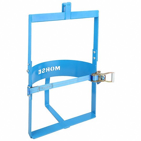 Morse 86 Drum Lifter For 55 gal Drum Capacity, Fiber/Metal/Plastic, 1,000 lb Wt Capacity, Body, Blue