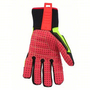 Ringers 267-09 Mechanics Gloves M (9), Synthetic Leather with Silicone Grip, 1 PR