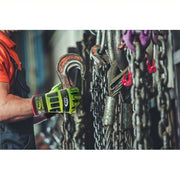 Ringers 267-09 Mechanics Gloves M (9), Synthetic Leather with Silicone Grip, 1 PR