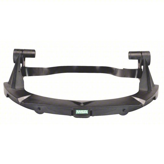 MSA 10116627 Faceshield Frame Plastic, Black, Dielectric Protection