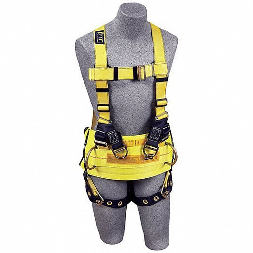 3M DBI - Sala 1105827 Full Body Harness Positioning, Vest Harness, Mating / Tongue, Mating, M, Steel D - Rings - Redwood.KV39Y879