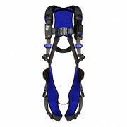 3M DBI-Sala 1113007 Fall Protection Harness Vest Harness, Quick-Connect / Quick-Connect, Revolver, L, Gray