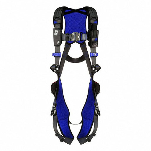3M DBI-Sala 1113007 Fall Protection Harness Vest Harness, Quick-Connect / Quick-Connect, Revolver, L, Gray