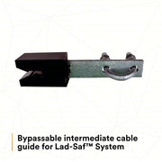 3M DBI-SALA 6100400 Flex Cable Guide Assembly Galvanized 1-1/8 Rung