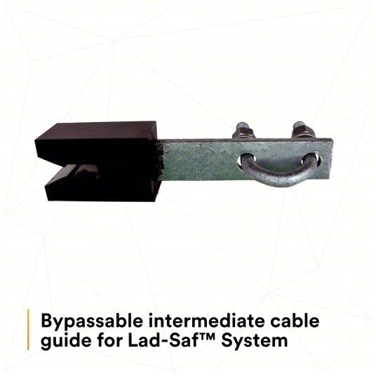 3M DBI-SALA 6100400 Flex Cable Guide Assembly Galvanized 1-1/8 Rung