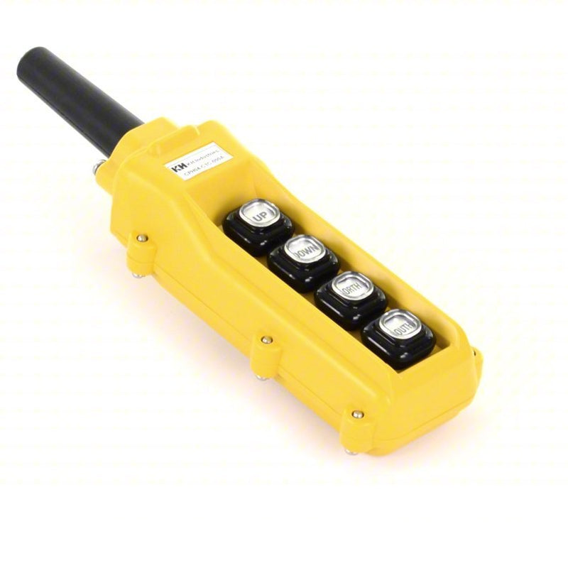 KH Industries CPH04-D1D-000A Pendant Control Station (4) Push Buttons, 1NO, No Legend, NEMA 4/4X
