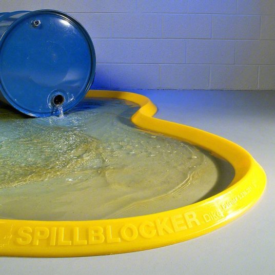 PIG PLR204-YW SpillBlocker Barrier Dike, Yellow, 4 In