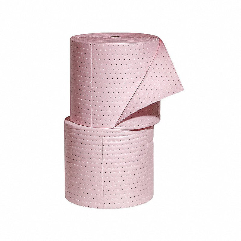 New Pig MAT320 Absorbent Roll, Absorbs 40 gal. Universal, 2 PK , Pink