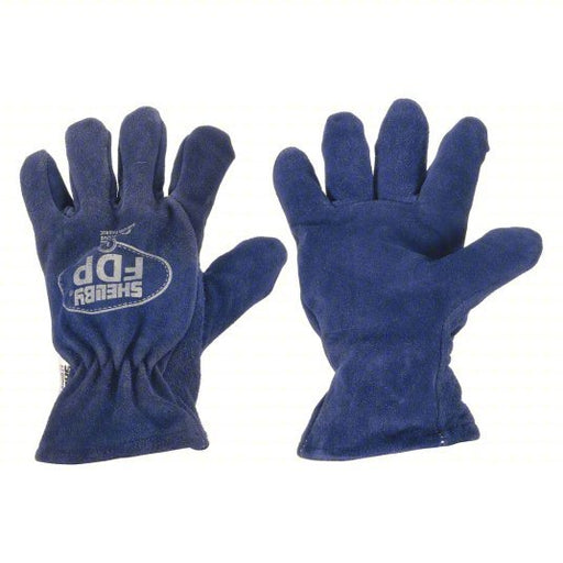 Shelby 5228 XL Firefighter Gloves Cowhide Leather Palm, Cowhide Leather, Thermal Modacrylic Fleece, 1 PR