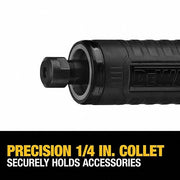 DeWalt DWE4887N Die Grinder 4.2 A Current, 25,000 RPM Max. Speed, 1/4 in Collet Size, Paddle, 120V AC