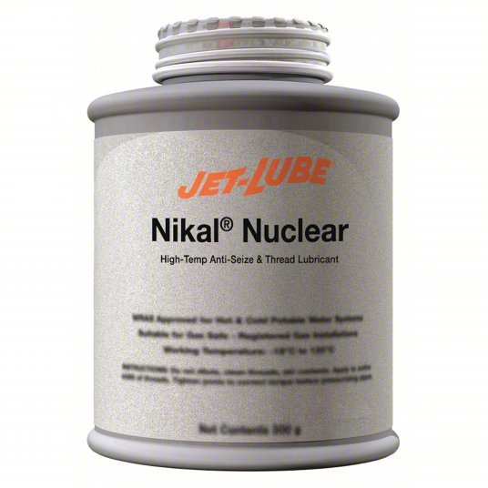 Jet-Lube 13504 Nuclear Grade Anti-Seize 1 lb Container Size, Brush-Top Can, Nickel, Graphite, Nikal Nuclear