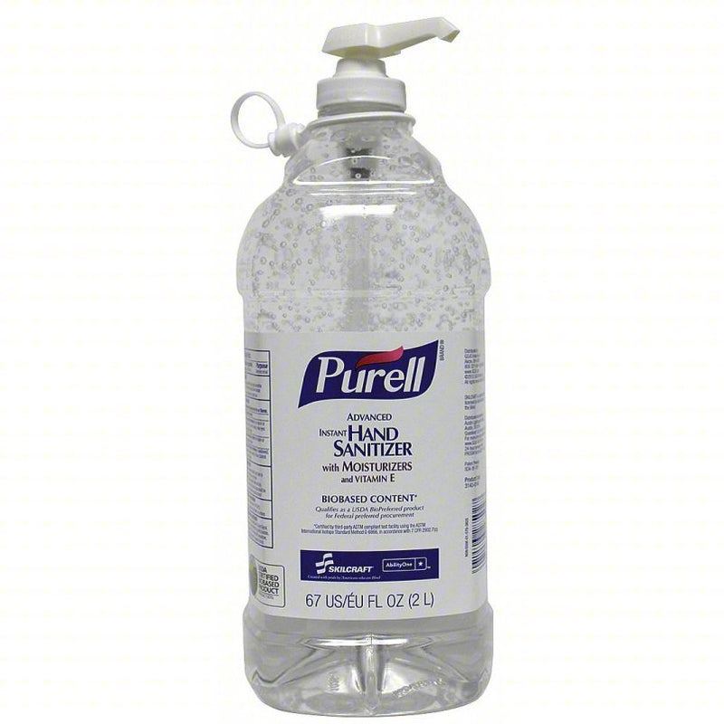 Skilcraft Purrell 8520-01-579-3825 Hand Sanitizer Gel Bottle PK4
