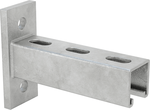 McMaster 3188T403 Strut Channel with Mounting Plate, Slotted Hole, Galvanized Steel