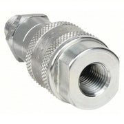 Parker 3000-2 Hydraulic Quick Connect Hose Coupling Set 1/4 in Coupling Size, Steel, FNPT and MNPT
