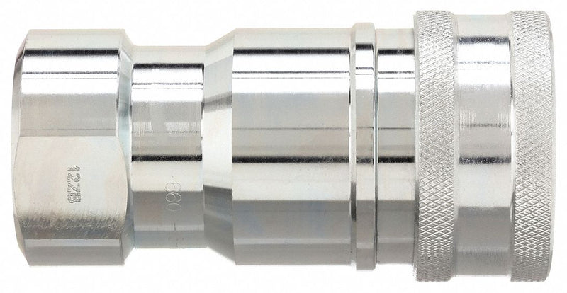 Parker 6601-16-16 Hydraulic Quick Connect Hose Coupling, Socket x Female NPT Threaded, Steel, Socket, Sleeve