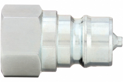 Parker 6602-4-4 Hydraulic Quick Connect Hose Coupling, Plug x Female NPT Threaded, Steel, Plug, Sleeve, Steel