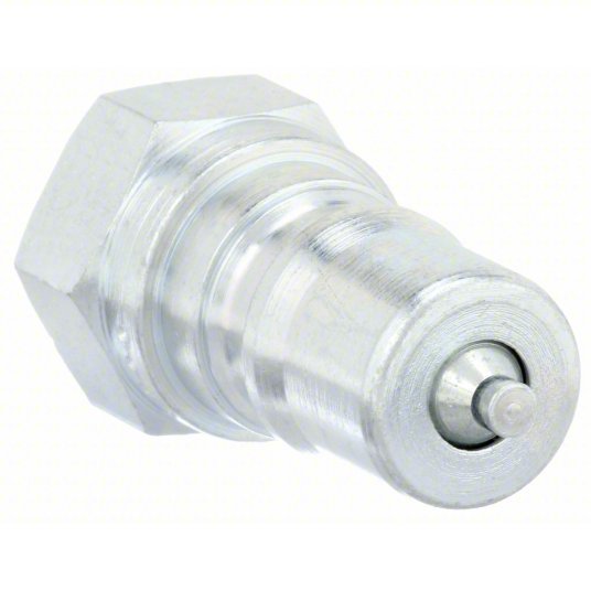 Parker H2-63 Hydraulic Quick Connect Hose Coupling 1/4 in Coupling Size, Steel, 11 lpm Max. Flow Rate